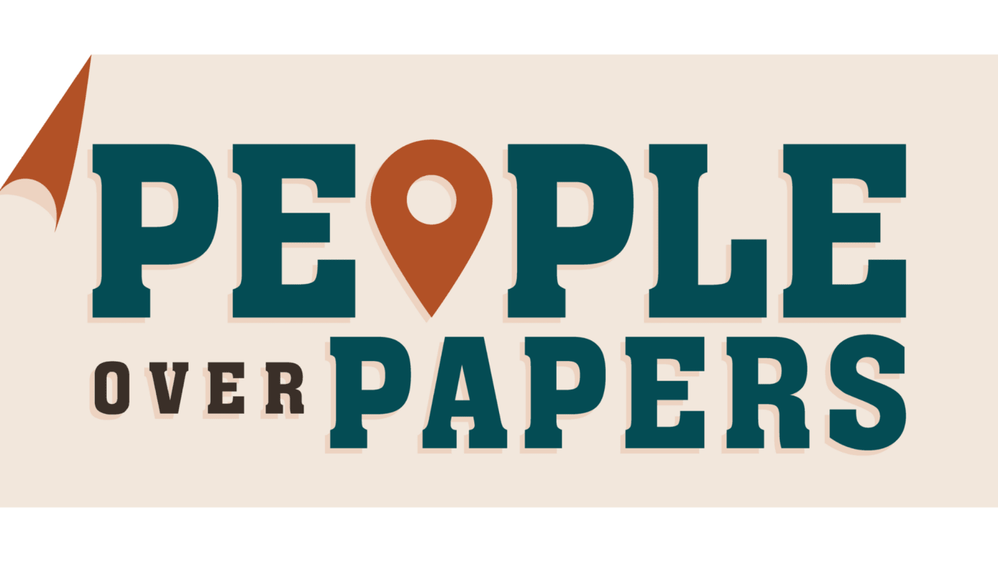 people over papers