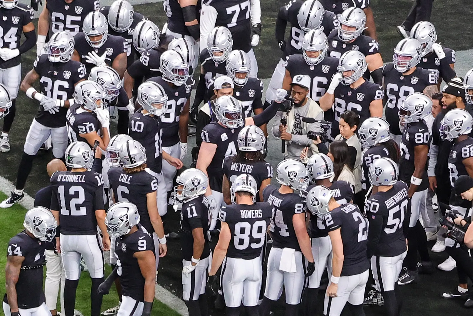 las vegas raiders vs new england patriots match player stats