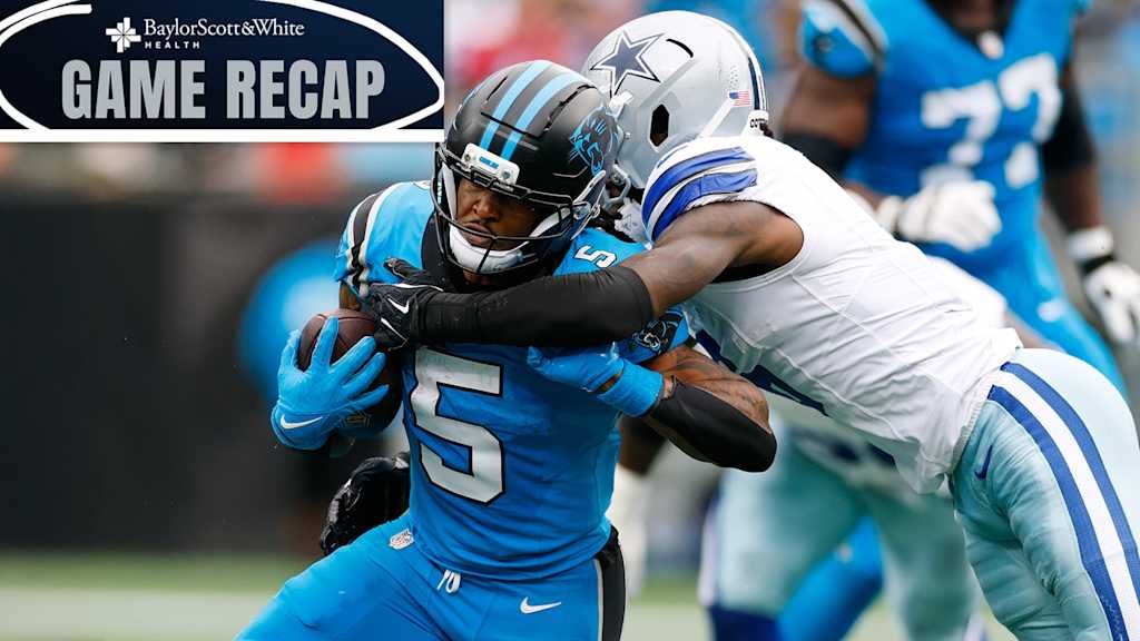 dallas cowboys vs carolina panthers match player stats