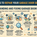 how to fix garage door sensor
